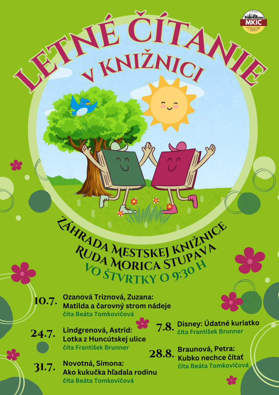 Letné čítanie v knižnici