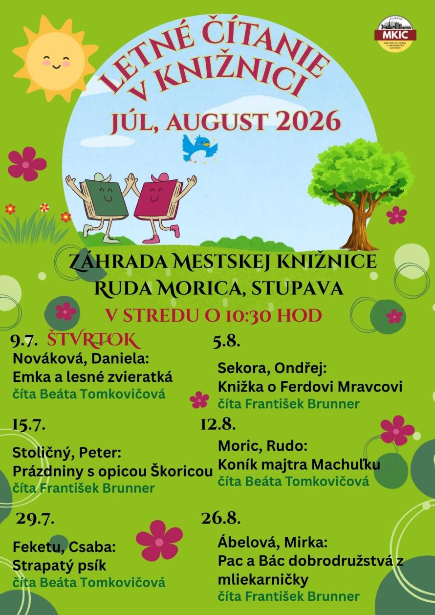 Letné čítanie v knižnici