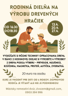 Rodinná dielňa na výrobu drevených hračiek